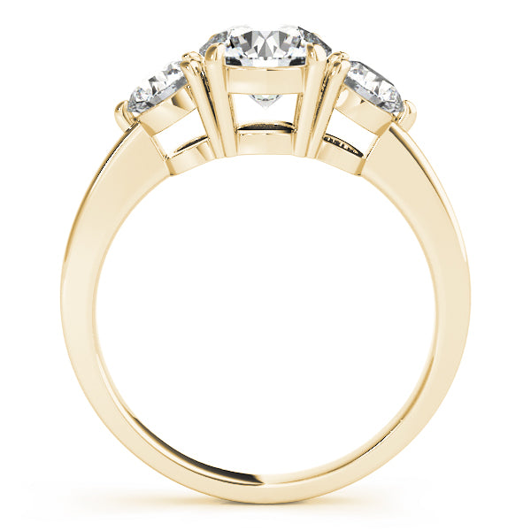 3-Stone Prong Set Engagement Ring