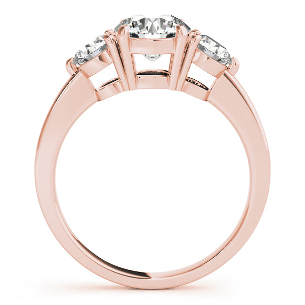 3-Stone Prong Set Engagement Ring