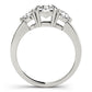 3-Stone Prong Set Engagement Ring