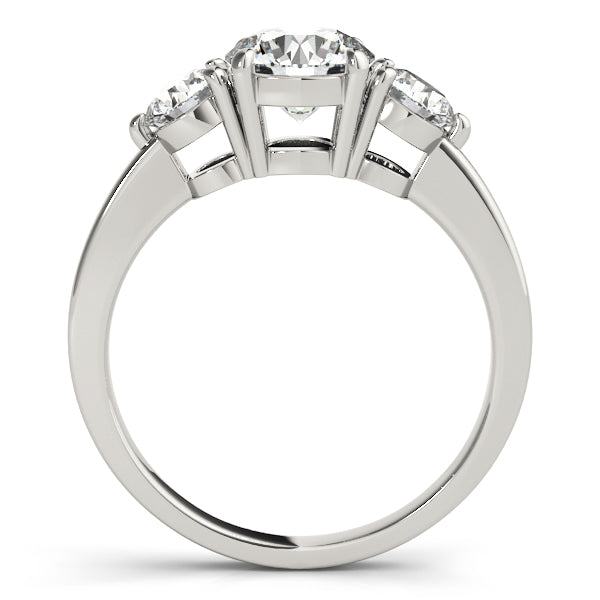 3-Stone Prong Set Engagement Ring