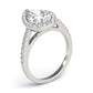 Pear Halo Engagement Ring