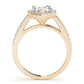 Pear Halo Engagement Ring