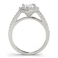 Pear Halo Engagement Ring