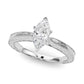 Vintage-inspired Milgrain Engagement Ring