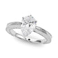 Vintage-inspired Milgrain Engagement Ring