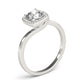 Bypass Halo Cushion Shape Engagement Rings