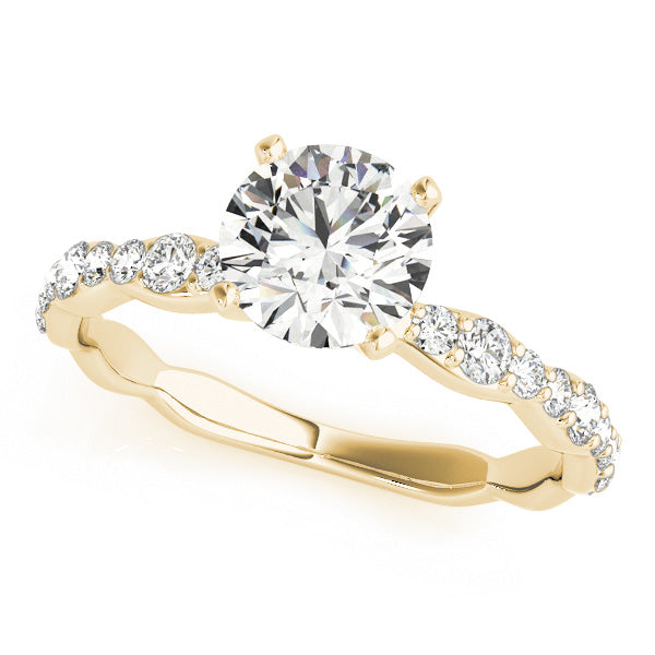 Diamond Accented Engagement Ring
