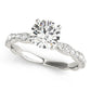 Diamond Accented Engagement Ring