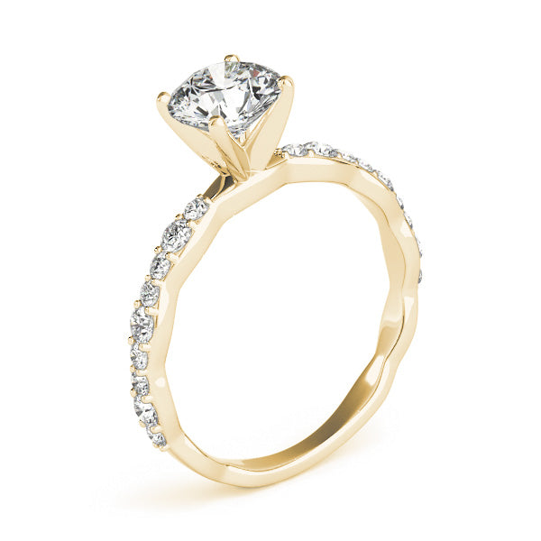 Diamond Accented Engagement Ring