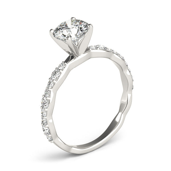 Diamond Accented Engagement Ring