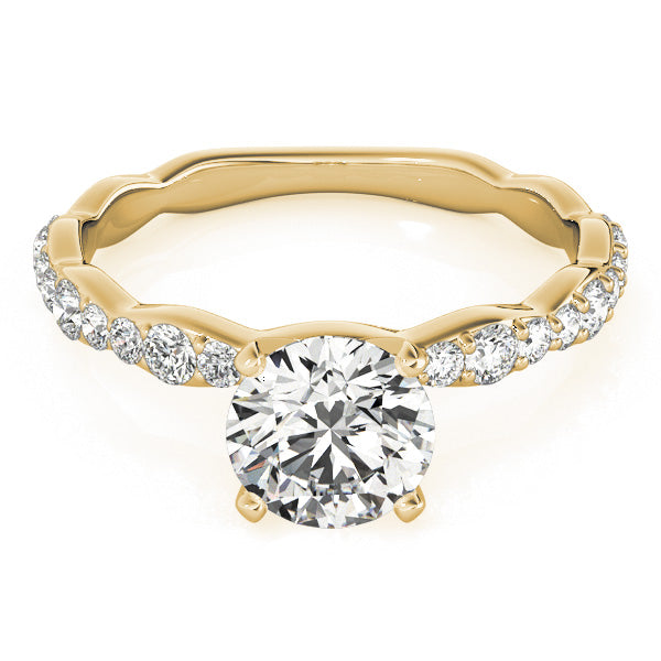 Diamond Accented Engagement Ring
