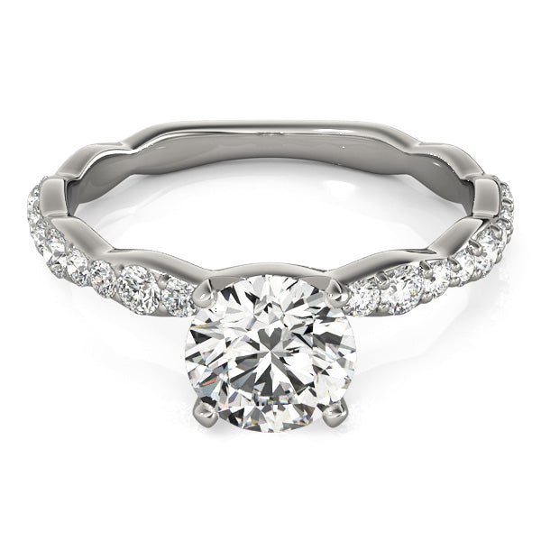 Diamond Accented Engagement Ring