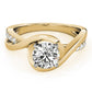 Solitaire Bypass Engagement Ring