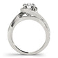Solitaire Bypass Engagement Ring