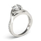 Solitaire Bypass Engagement Ring