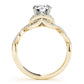 Infinity Twisted Shank Engagement Rings