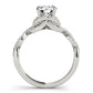 Infinity Twisted Shank Engagement Rings