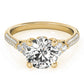 Multirow Pavé Cluster Side Engagement Ring