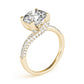 Bypass Multirow Pavé Engagement Ring