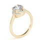Solitaire Round Halo Engagement Ring