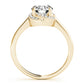 Solitaire Round Halo Engagement Ring