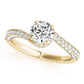 Bypass Multirow Milgrain Engagement Ring