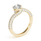 Bypass Multirow Milgrain Engagement Ring