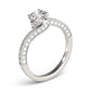 Bypass Multirow Milgrain Engagement Ring