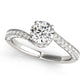 Bypass Multirow Milgrain Engagement Ring