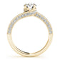 Bypass Multirow Milgrain Engagement Ring