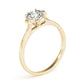 Solitaire Accented Cathedral Engagement Rings