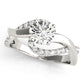 Twisting Bypass Engagement Ring