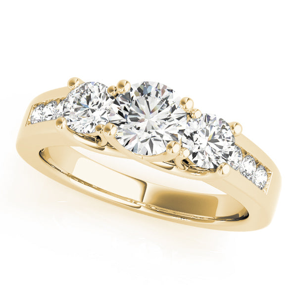 3-Stone Trellis Engagement Ring
