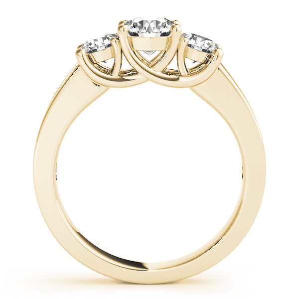 3-Stone Trellis Engagement Ring