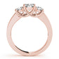 3-Stone Trellis Engagement Ring
