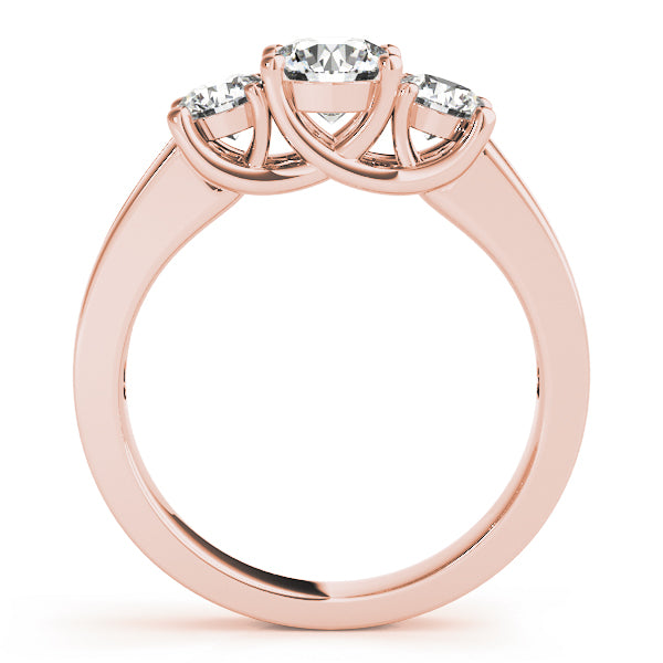 3-Stone Trellis Engagement Ring