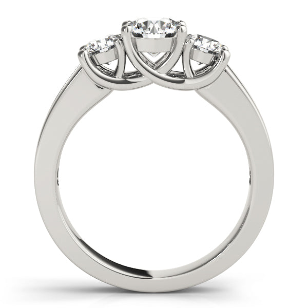 3-Stone Trellis Engagement Ring