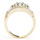 3-Stone Split Shank Engagement Rings