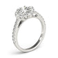 Solitaire Halo Engagement Ring