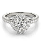 Solitaire Halo Engagement Ring