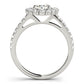Solitaire Halo Engagement Ring