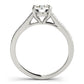 Graduating Single Row Round Engagement Ring