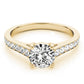 Graduating Single Row Round Engagement Ring