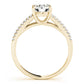 Solitaire Split Shank Engagement Ring