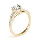 Solitaire Split Shank Engagement Ring