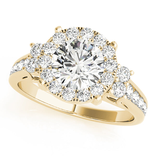 ROUND HALO ENGAGEMENT RING