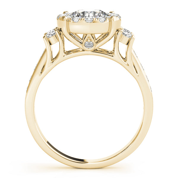ROUND HALO ENGAGEMENT RING