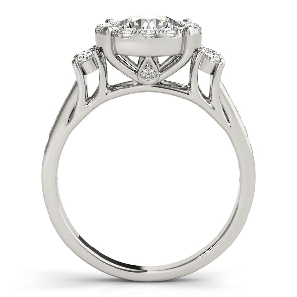 ROUND HALO ENGAGEMENT RING