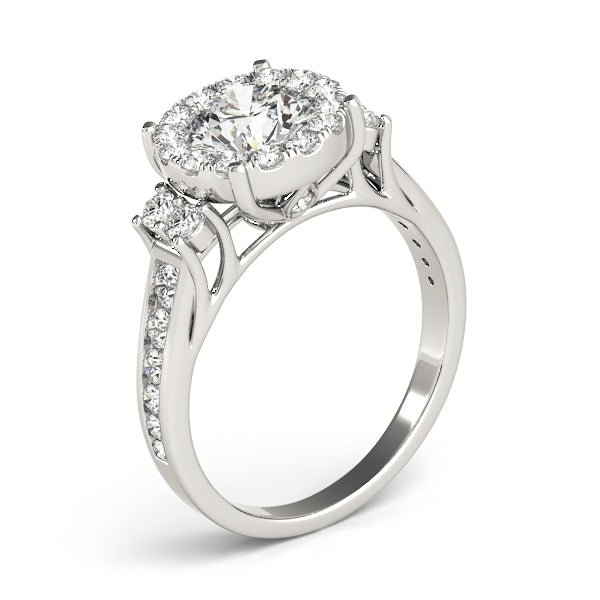 ROUND HALO ENGAGEMENT RING