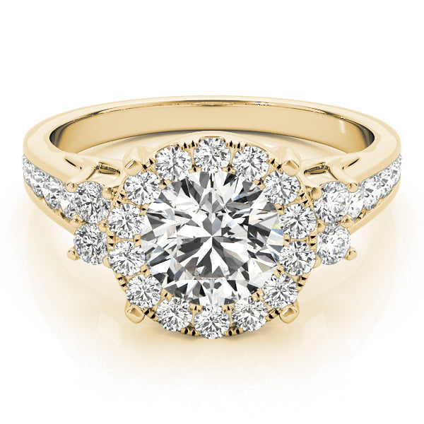 ROUND HALO ENGAGEMENT RING